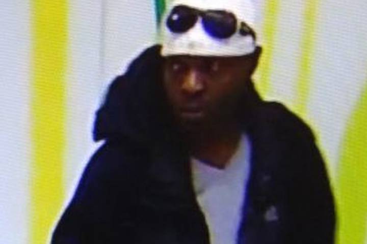 Security camera images released by Toronto police show a man wanted in a theft investigation.