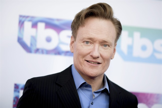 In this May 24, 2016 file photo, Conan O'Brien attends "A Night Out With" FYC Event held at The Theatre at Ace Hotel in Los Angeles.