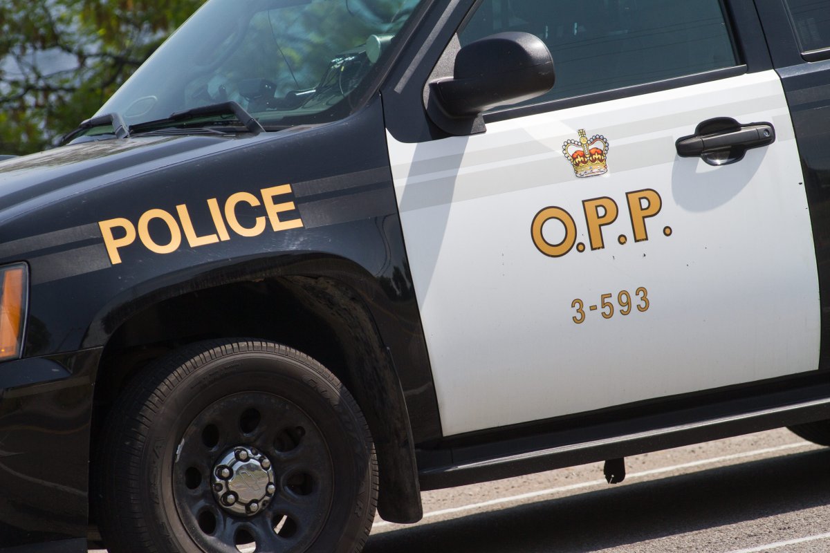 Stock photo of an Ontario Provincial Police vehicle