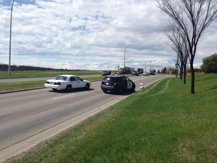 Pedestrian struck by car on Canyon