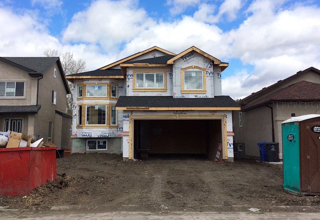 Two suspects were caught red handed stealing copper piping from this home according to Winnipeg police.