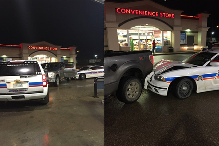 3 teens are in custody after a police chase in Prince Albert involving an alleged stolen vehicle.