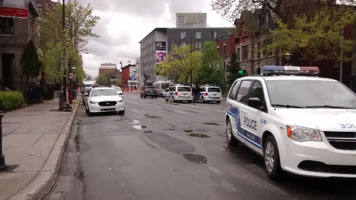 Sherbrooke Street is closed for homicide investigation. Sunday, May 14, 2017.
