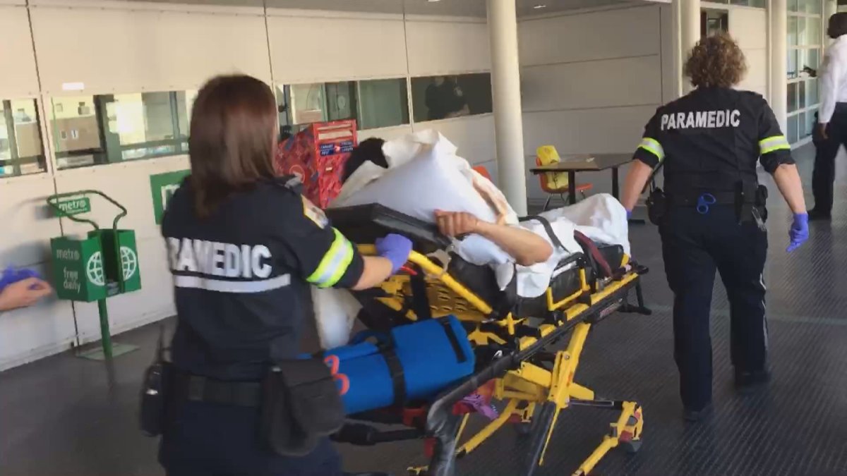 The officer who shot this man during an incident in Winnipeg's Skywalk is not facing charges after an IIU investigation. 