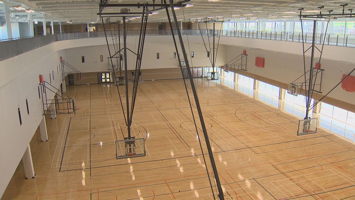 The new gymnasium at the Canada Games Sport for Life Centre.