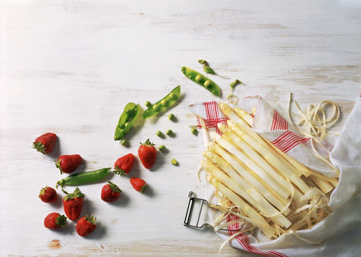 Infuse simple, make-ahead dishes with fresh, in-season ingredients like asparagus, strawberries and peas.