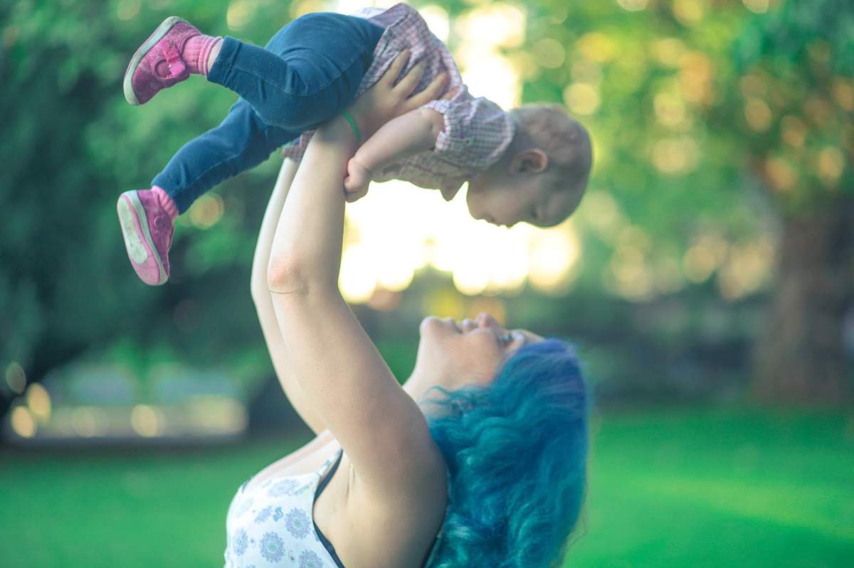 Susanna Josef with her daughter, Myra.