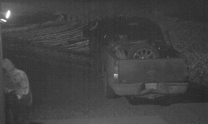 RCMP released this photo of the thieves entering the shop.