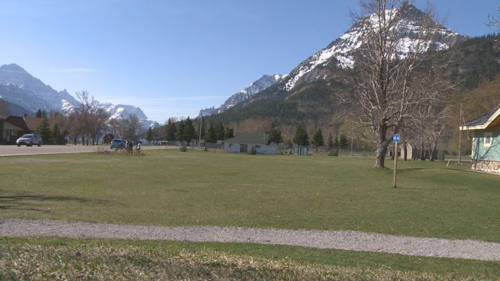 The future site of a proposed Visitors Centre in Waterton Lakes National Park.