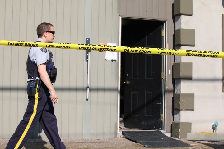 The scene of an alleged assault that happened in White Rock on May 1, 2017.