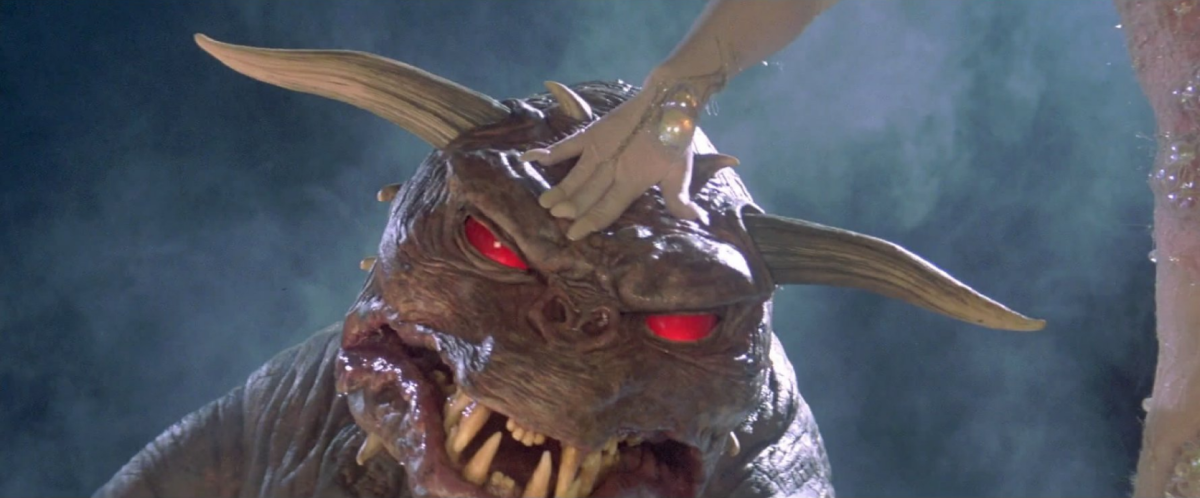 Zuul, one of the beasts that served as a minion of the villain Gozer in the 1984 film "Ghostbusters.".