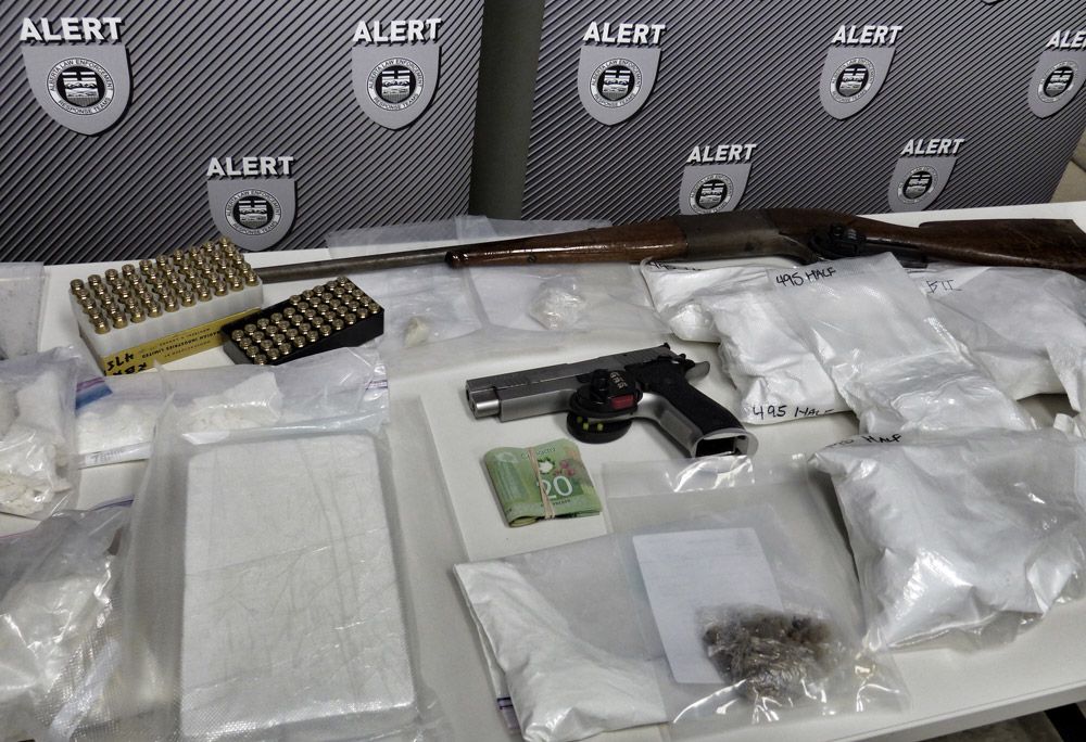 The Alberta Law Enforcement Response Team makes an arrest following two searches.