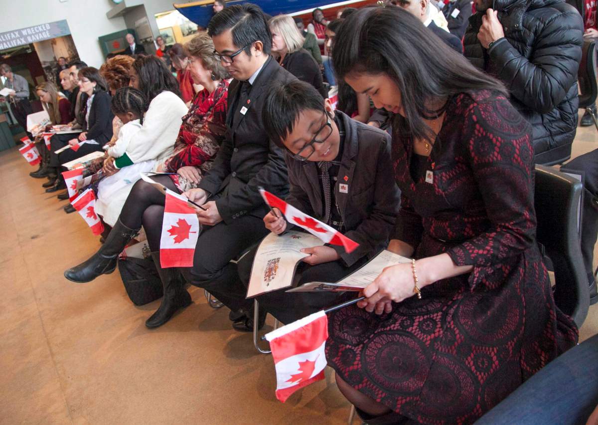 Thirty-four new Canadians receive their citizenship in Halifax.