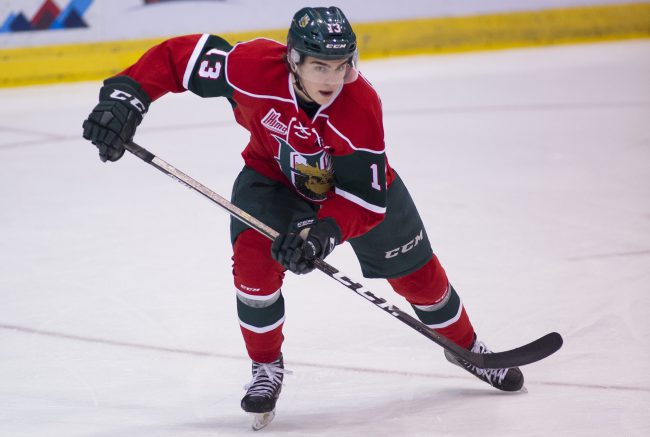 nico hischier mooseheads jersey