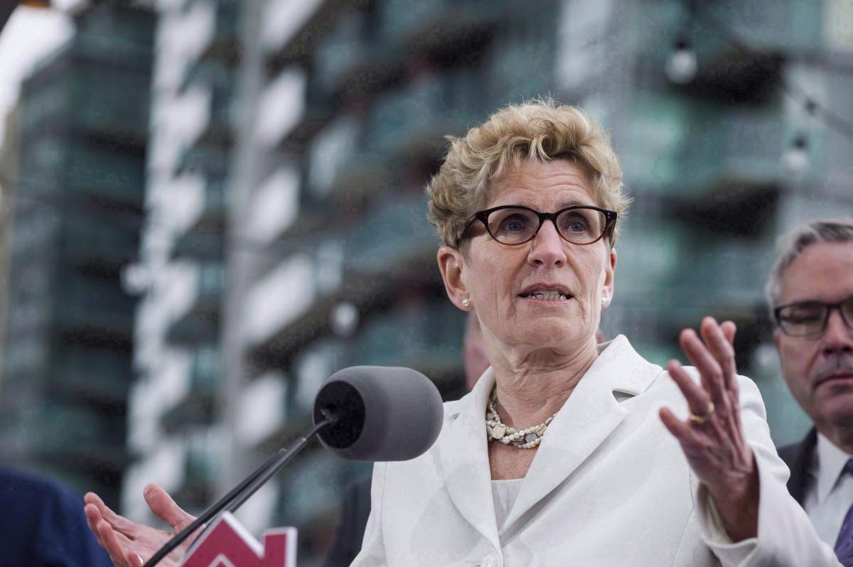 Ontario Premier Kathleen Wynne.