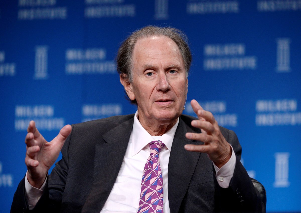 David Bonderman, Founding Partner, TPG, takes part in Private Equity: Rebalancing Risk session during the 2014 Milken Institute Global Conference in Beverly Hills, Calif., April 29, 2014.  
