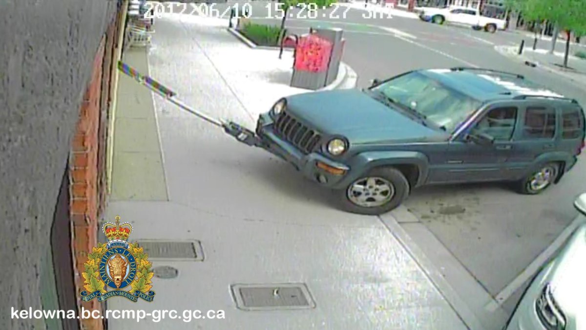 Kelowna RCMP looking for SUV connected to hit and run - image