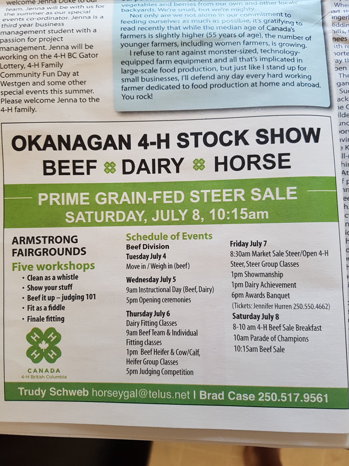 Okanagan 4-H Stock Show and Steer sale - image