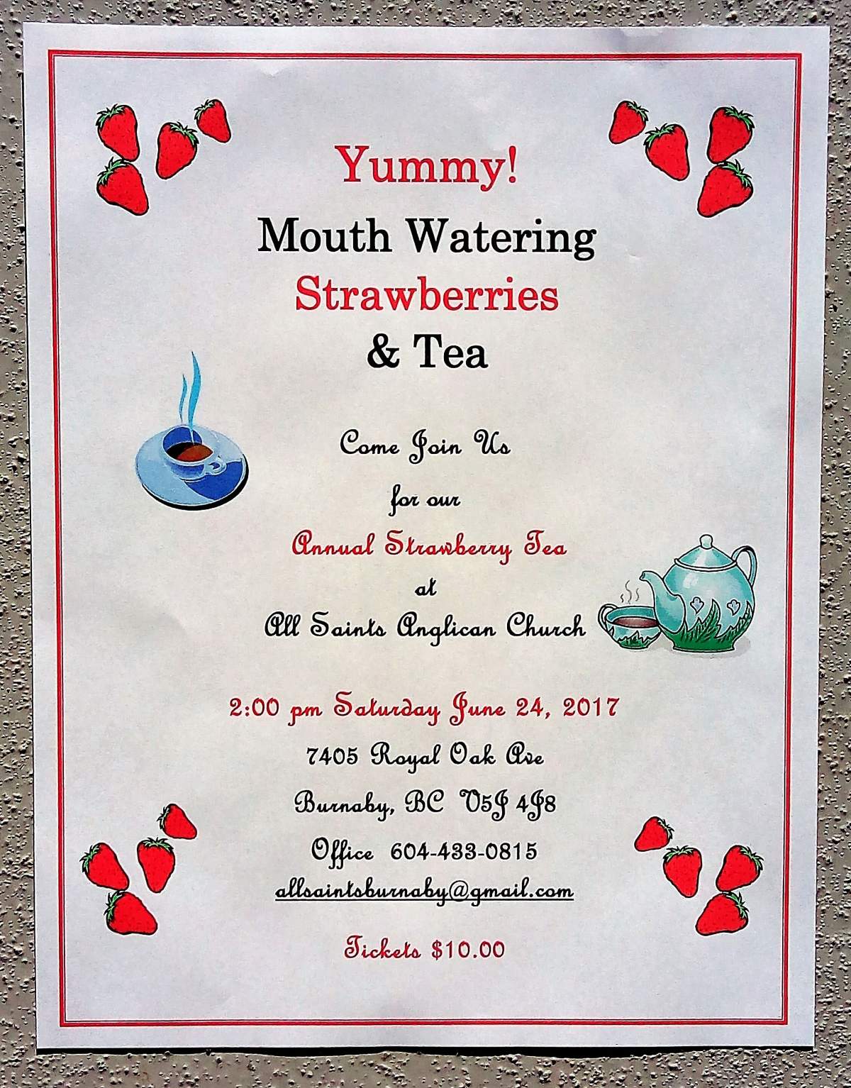 Annual Strawberry Tea - image