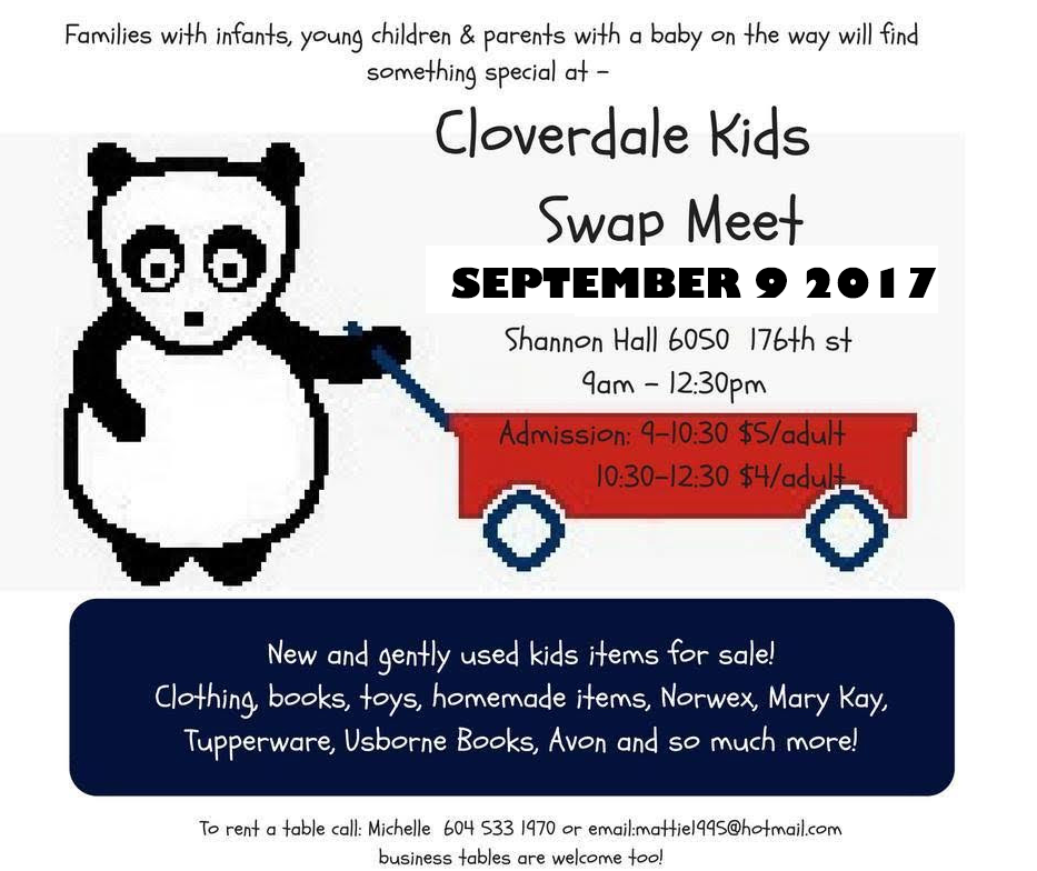 Cloverdale Kids Swap Meet GlobalNews Events