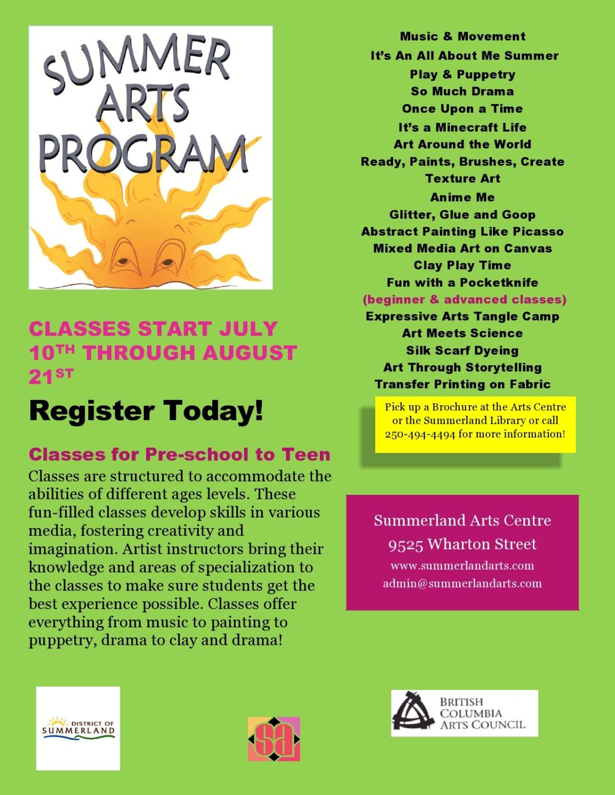 Summer Arts Program - image