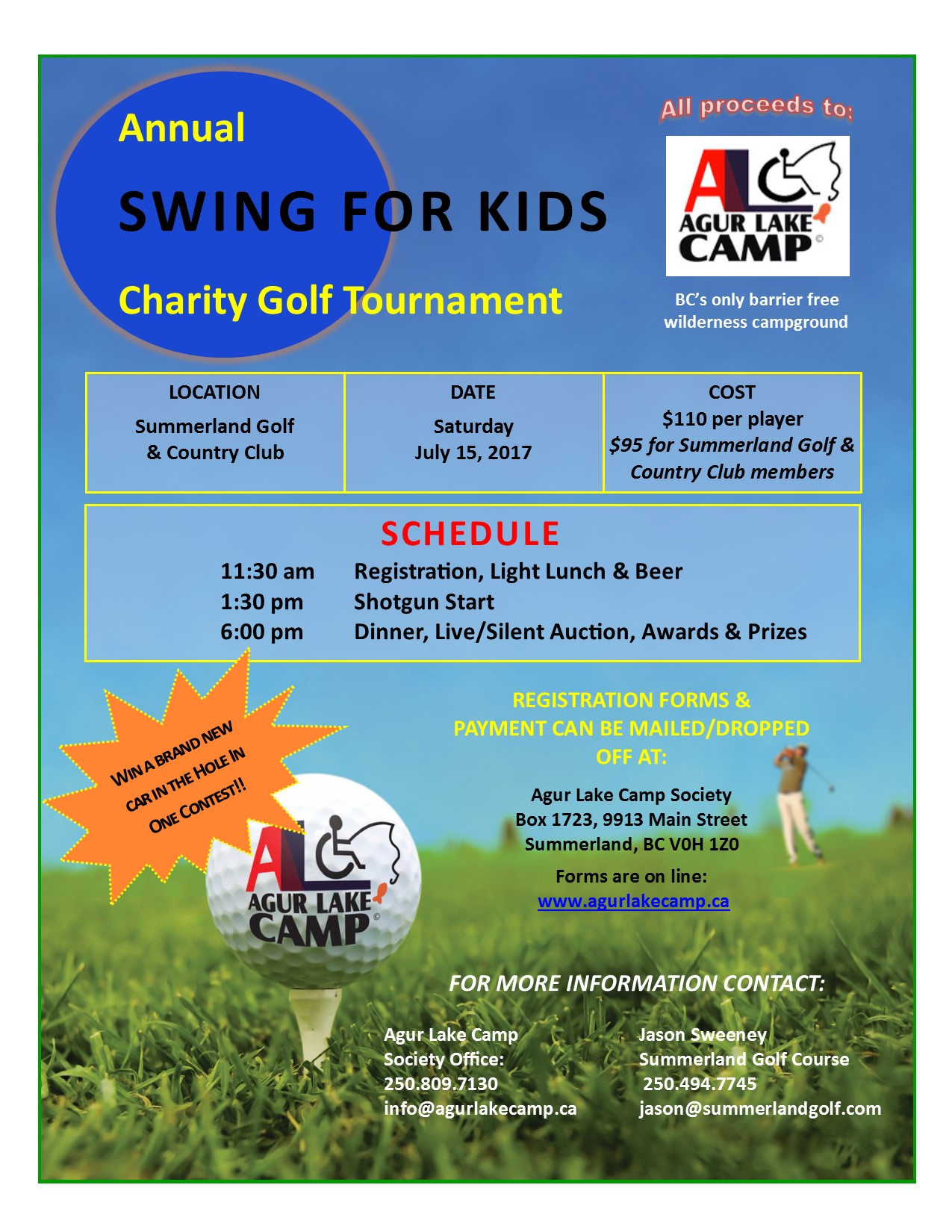 Swing for Kids Charity Golf Tournament - GlobalNews Events