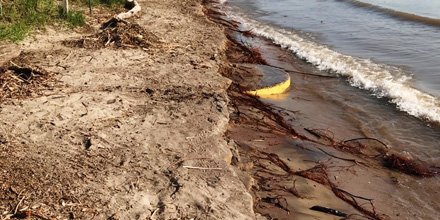 Repairs are underway at Beachway Park in Burlington, to repair damage resulting from high water levels.