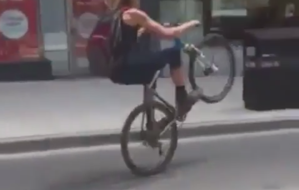 Toronto cyclist could face charges in sustained wheelie video posted to ...