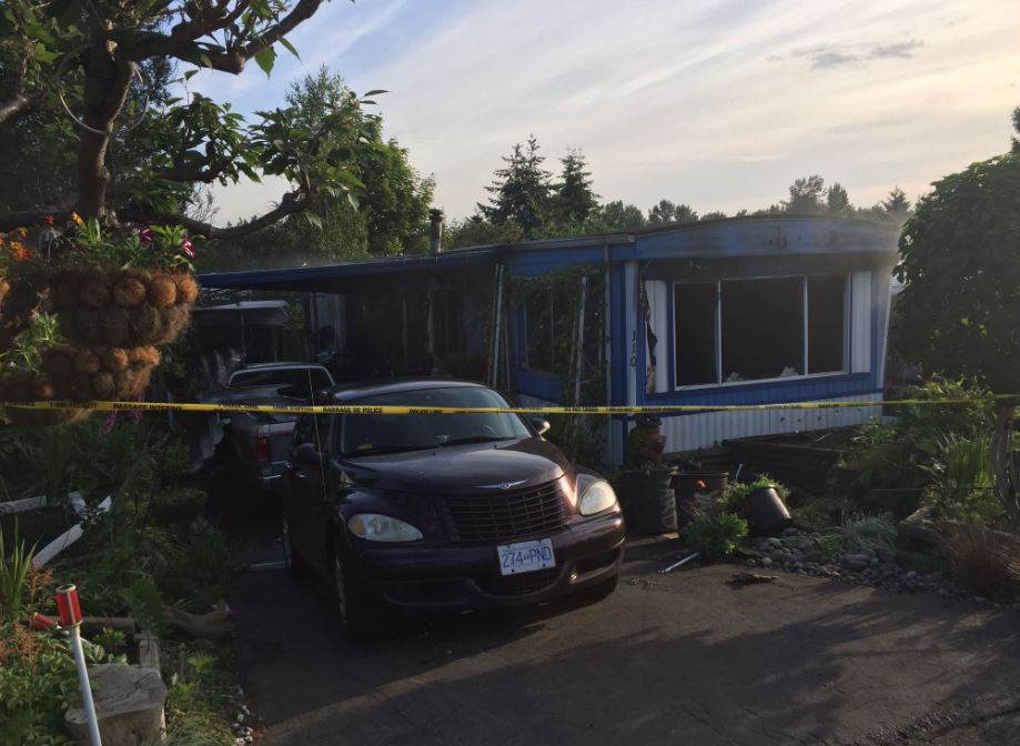 Outpouring of support for 2 men who lost everything in a trailer fire in Surrey - image