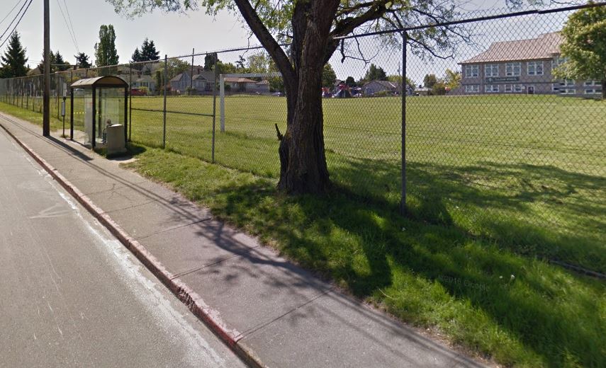 Police look for suspect after boy grabbed at bus stop in Saanich - image