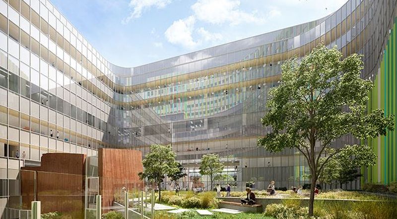 Artist’s rendering of the new Calgary cancer centre.