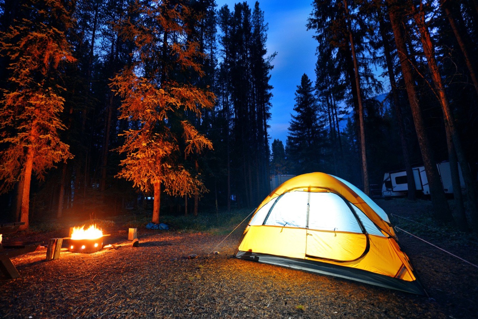 Camping Trip Caption