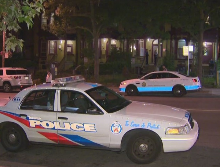 Toronto police are investigating after a man was found with a serious stab wound downtown Toronto Wednesday night.