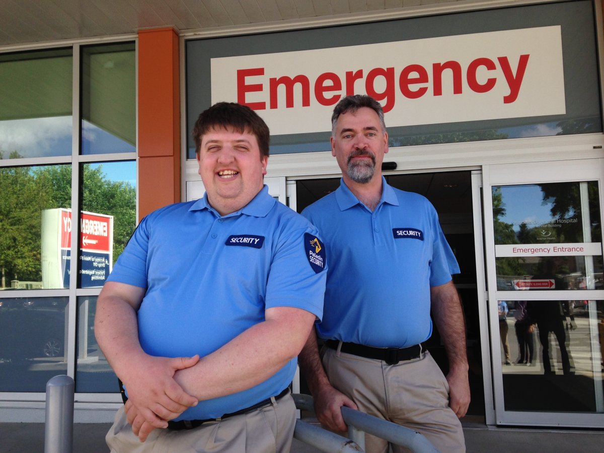 Christian and Rory are newly hired security ambassadors at the Kelowna hospital emergency department.