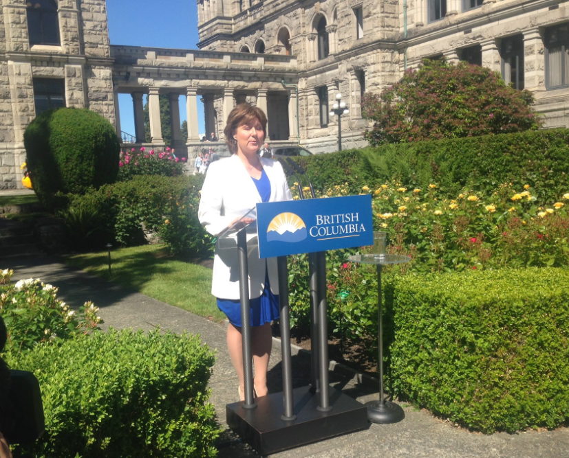 Premier Christy Clark defended the promises made by the B.C. Liberals during the Throne Speech.