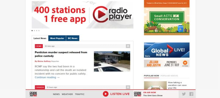 to the new BC Globalnews.ca