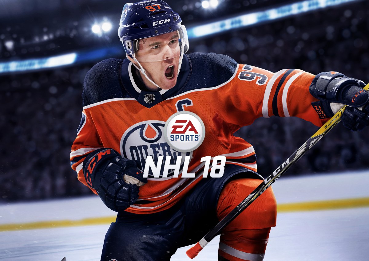 Edmonton Oilers captain Connor McDavid will appear on the cover of the EA Sports NHL 18 video game. 