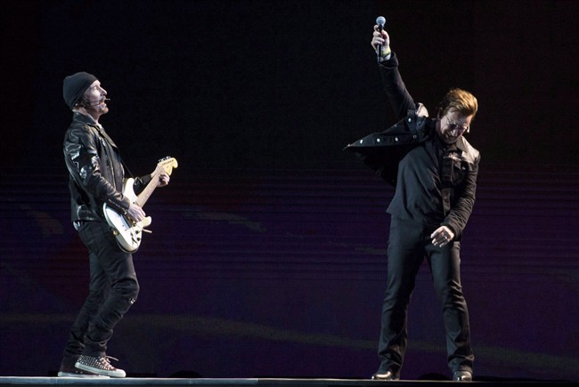 Irish rockers U2 kicked off their world tour of the Joshua Tree in Vancouver on May 12, 2017.