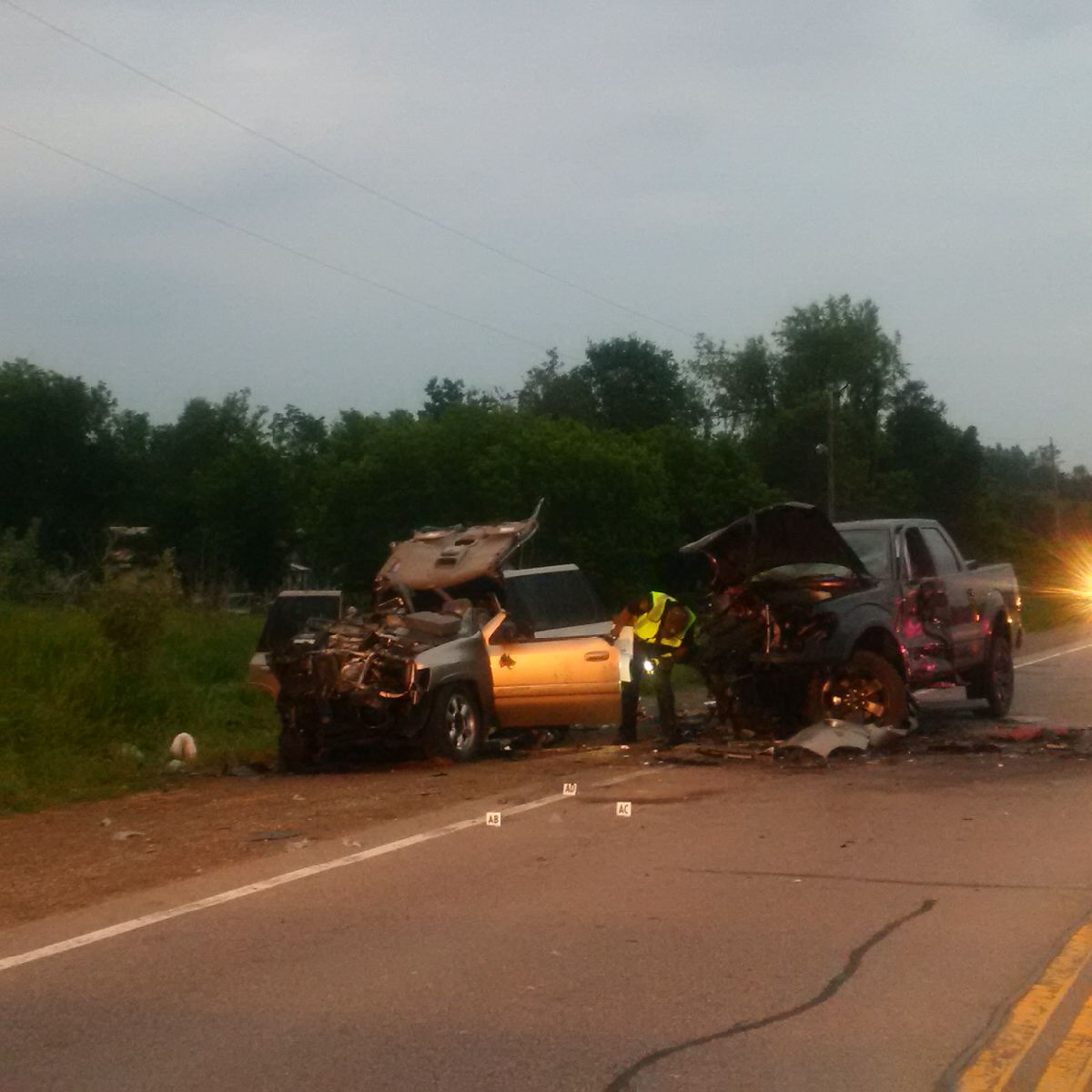 Six people have been sent to hospital following a multi-vehicle collision in New Tecumseth.