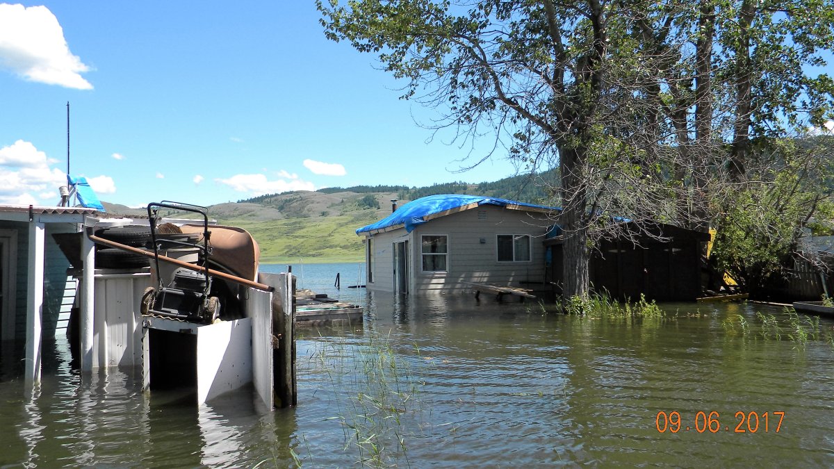 Flooded out on Okanagan Indian Band land - image