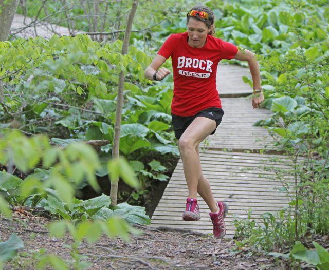 Emily Allan will spend the next three weeks running the Bruce Trail, from end to end, in memory of her cousin and to raise money to find a cure for Cystic Fibrosis.