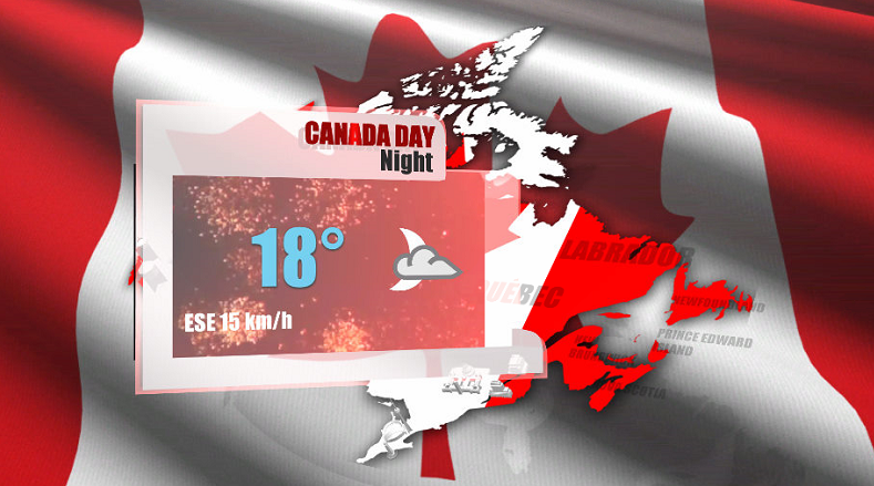 Saskatoon's fireworks forecast for Canada Day 150 is looking pretty pleasant.