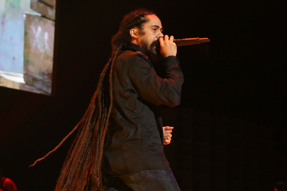 Damian Marley performs during Tidal X: 1020 at Barclays Center on October 20, 2015 in the Brooklyn borough of New York City.