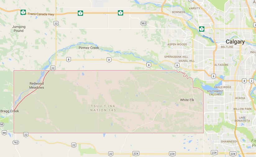 A screenshot of a Google map