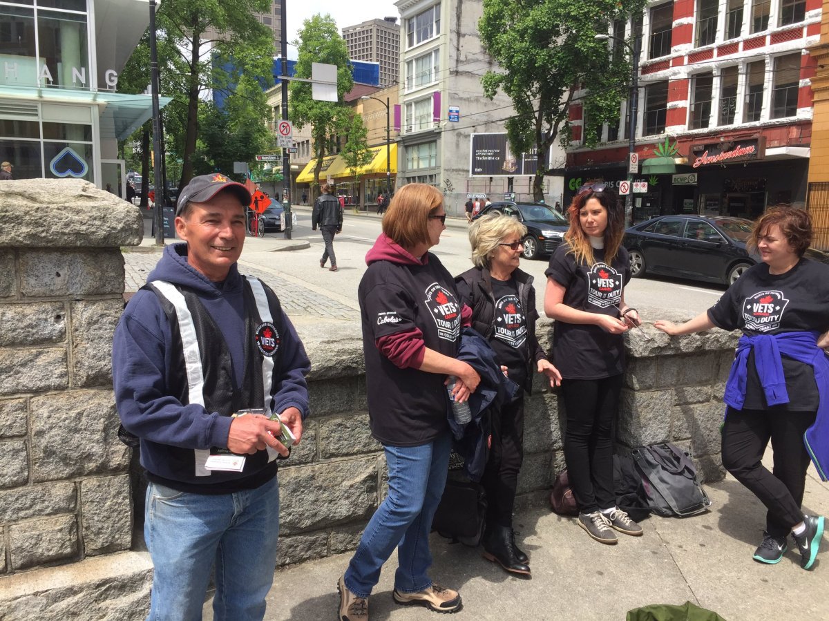 Volunteers with Veterans Emergency Transition Services hit the streets of Vancouver and 16 other Canadian cities Saturday to try and locate homeless former service members.