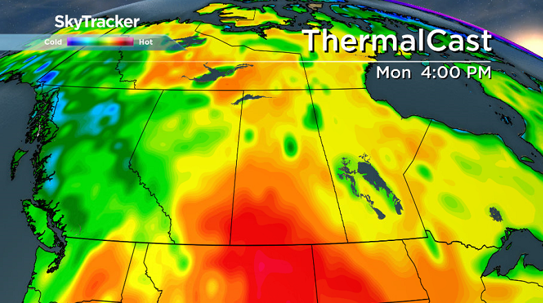 Hot weather returns to Saskatoon's weather forecast for holiday Monday.