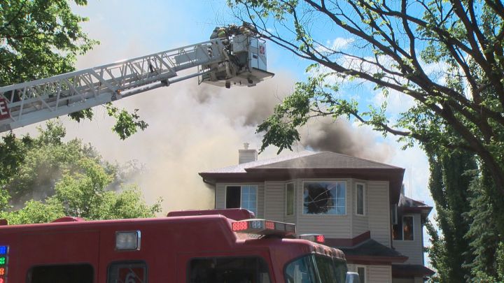 Central Edmonton home significantly damaged by blaze: ‘the whole porch ...