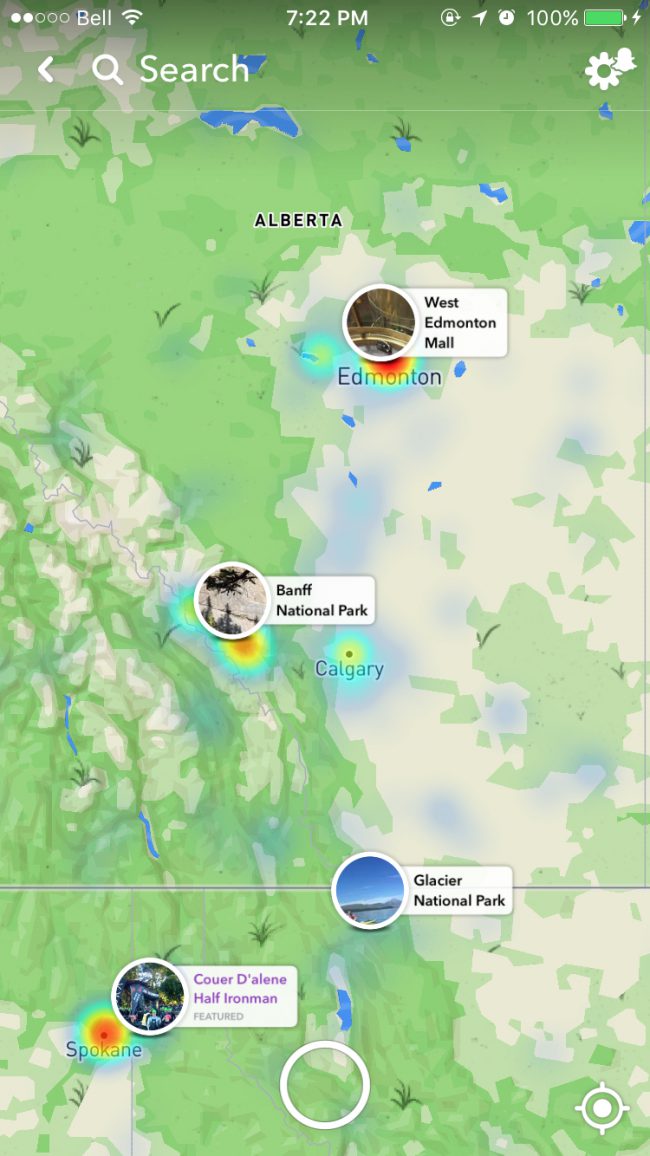 snapchat snap map
