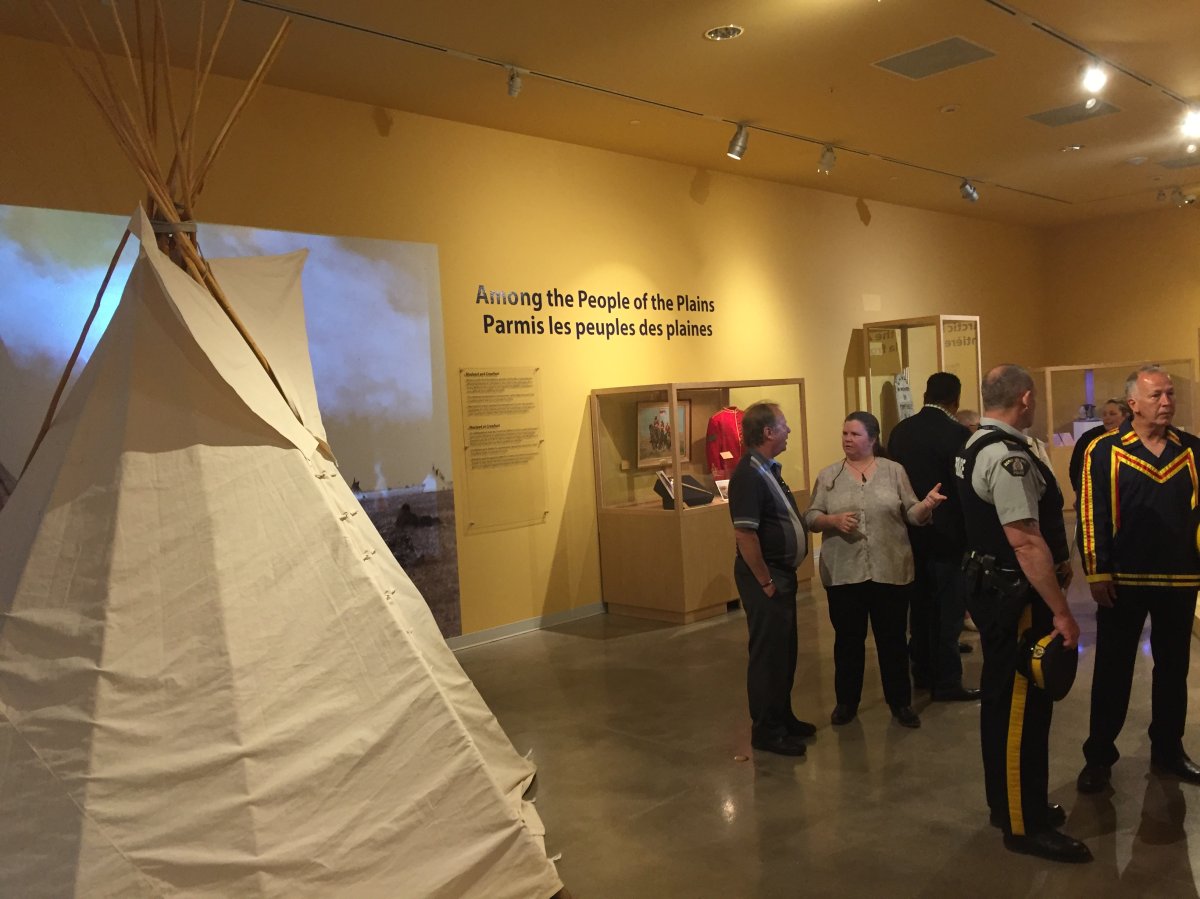 The Canada 150 exhibit unveiled at the RCMP Heritage Centre Tuesday morning, titled ‘Building Better Partnerships: The RCMP and Canada’s First Peoples.’