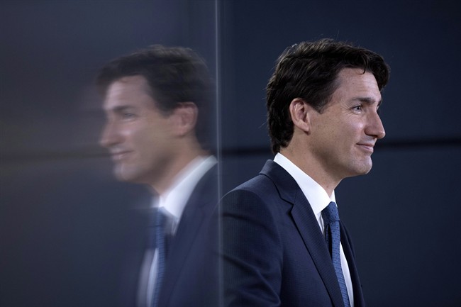 Prime Minister Justin Trudeau speaks during a media availability at the National Press Theatre in Ottawa on Tuesday, June 27, 2017.